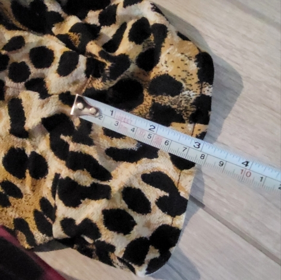Loralette Leopard Print Spaghetti Strap Elastic Waist Romper Size 16 - Picture 8 of 9